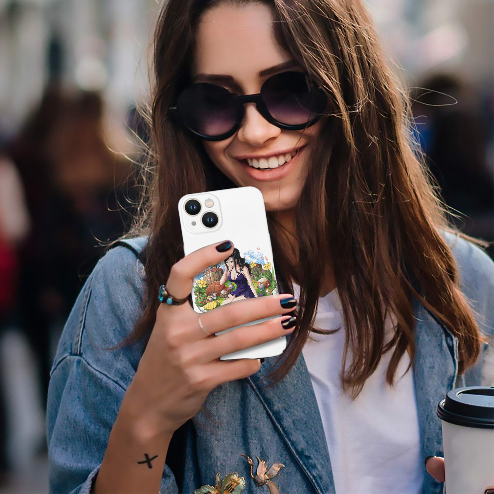 （画像用） ワンピース ニコ・ロビン ONE PIECE Nico Robin 【iPhone 14シリーズ対応】ハードケース